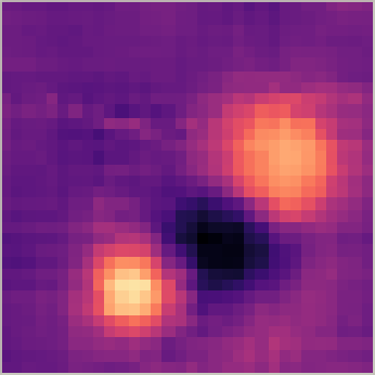 Reaction-diffusion reconstruction
